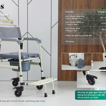 Ghế bô vệ sinh LUCASS VG-69 (Mã cũ GX-626L)