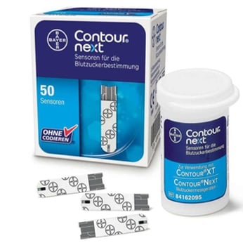 Que thử đường huyết Bayer Contour Next  (50 que)