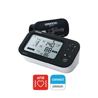 Máy đo huyết áp bắp tay Omron HEM-7383T1 afib hỗ trợ đo huyết áp, cảnh báo đột quỵ