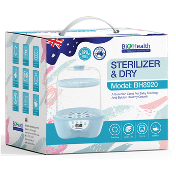 Máy tiệt trùng và sấy khô bình sữa BIOHEALTH BH8920