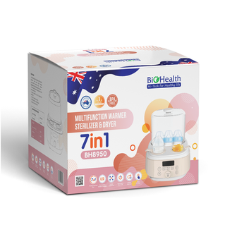 Máy tiệt trùng, hâm sữa sấy khô đa năng 7 trong 1 BIOHEALTH BH8950