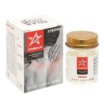 Cao xoa bóp giảm đau Starbalm Trắng làm ấm, phù hợp với da nhạy cảm 25g