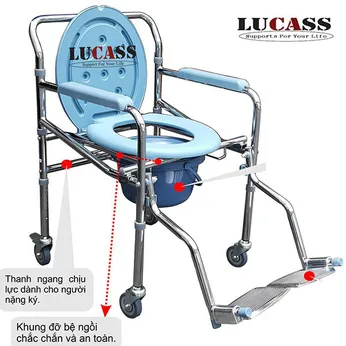 Ghế bô có bánh xe LUCASS C-300 (GX-300)