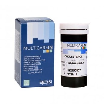 Que thử Cholesterol - MULTICAREIN (hộp 5 que)