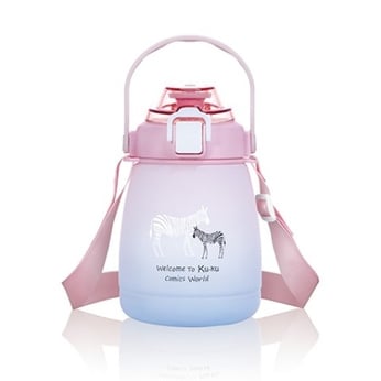 Bình uống nước có ống hút cho bé bằng nhựa Tritan KUKU 1200 mL KUKU – 5622