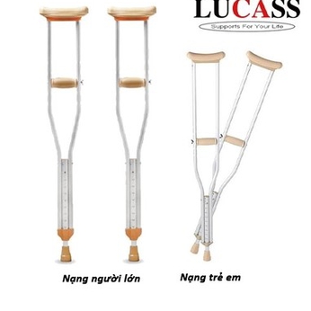 Nạng chống tập đi Lucass C-925M nạng nách cho người lớn