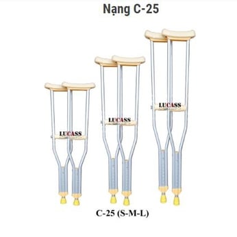 Nạng chống tập đi Lucass C-25