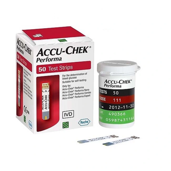 Que thử đường huyết Accu Chek Performa (50 que)