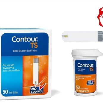 Que thử đường huyết Bayer Contour TS (50 que)
