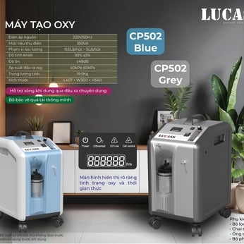 Máy tạo Oxy 5 lít Lucass CP-502