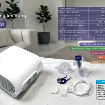 Máy xông khí dung Lucass VN-601