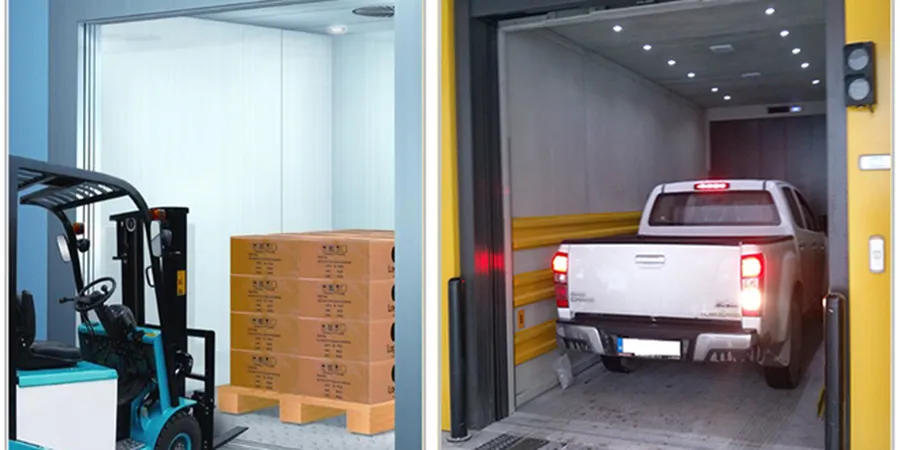 Một số lưu ý khi sử dụng thang máy chở hàng có người đi kèm