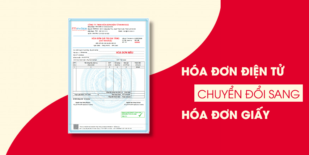 hóa đơn chuyển đổi là gì