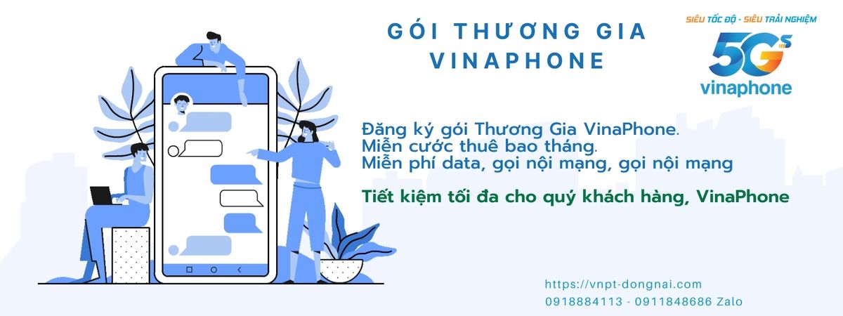 Gói Thương gia PLUS, 15GB data/ngày, 6.000 phút + 1500 phút ngoại mạng