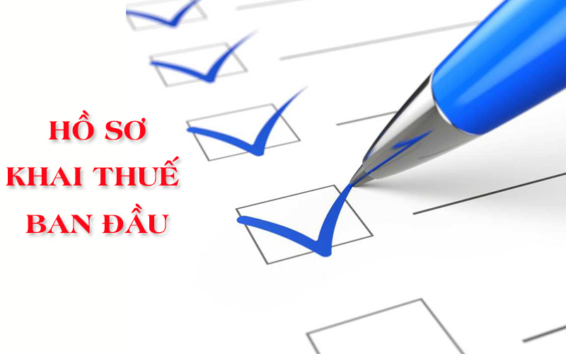 Chữ ký số và kê khai thuế ban đầu