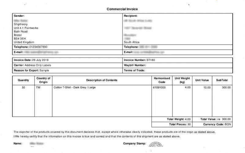 Hóa đơn thương mại tập trung