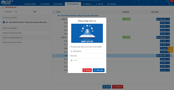 Giao diện đăng nhập và smart ca trên điện thoại