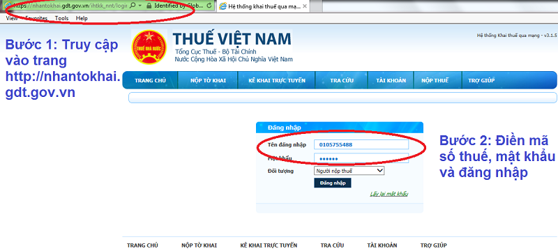 Kiểm tra thời hạn chữ ký số trên hệ thống khai thuế