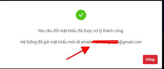 Hệ thống BHXH VNPT sẽ tự động gửi mật khẩu về email