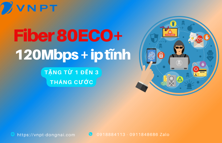 Cáp quang Doanh Nghiệp 150Mpbs + 1 IP Tĩnh tại VNPT Đồng Nai 