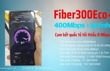 Fiber500Eco+ Tốc độ 500 Mbps