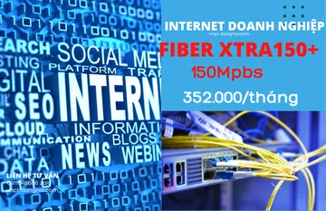 Gói FiberXtra 150+ tốc độ 150Mpbs