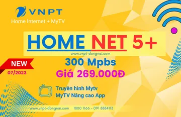 Internet - Truyền hình Mytv 250Mbps Gói Net 4+