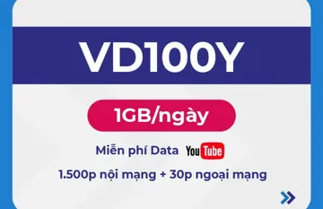 Sim Vinaphone Gói VD100T