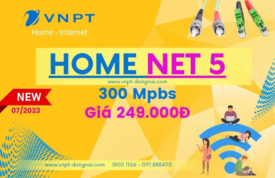 Lắp Internet VNPT Đồng Nai 250Mbps, Gói Home Net 4