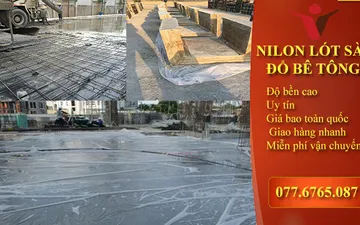 Màng Pe-Nilon Không Chỉ Lót Sàn Đổ Bê Tông