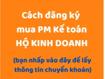 Đăng ký mua Phần  kế toán hộ kinh doanh