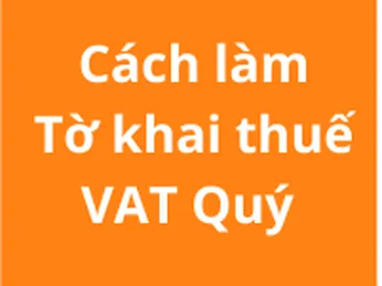 Hướng dẫn làm báo cáo thuế VAT mới nhất, minh họa bằng chứng từ thực tế của công ty, thực hành trên phần mềm HTKK