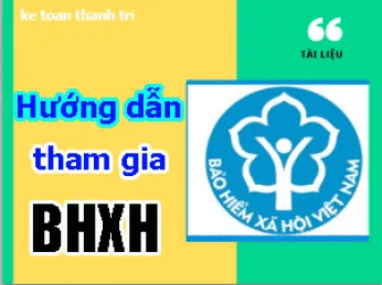 Hướng dẫn cách tham gia BHXH