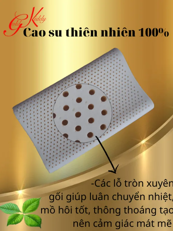 Gối cao su lượn sóng lớn 40*60*10/12 cm