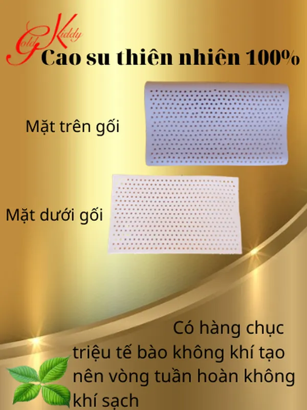 Gối cao su lượn sóng 30*50*7/9