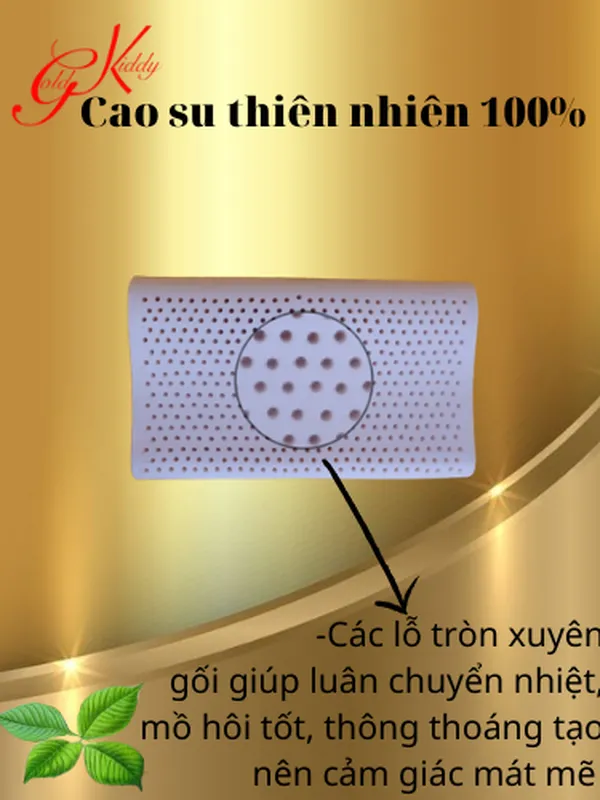 Gối cao su lượn sóng 30*50*7/9