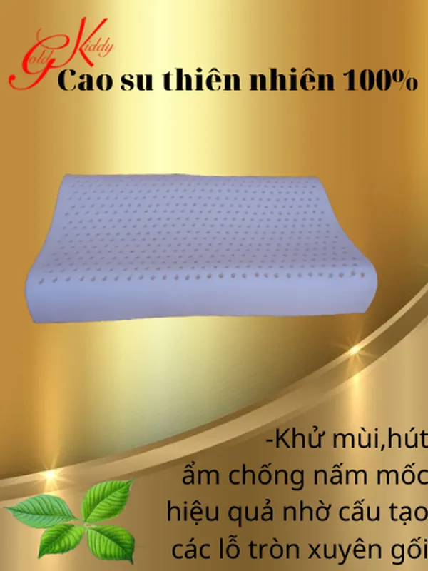 Gối cao su lượn sóng 30*50*7/9