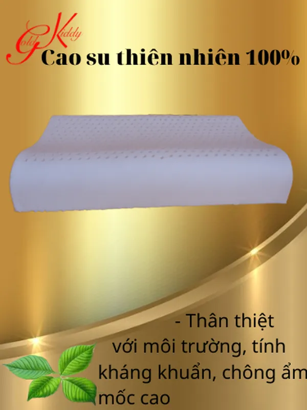 Gối cao su lượn sóng 30*50*7/9