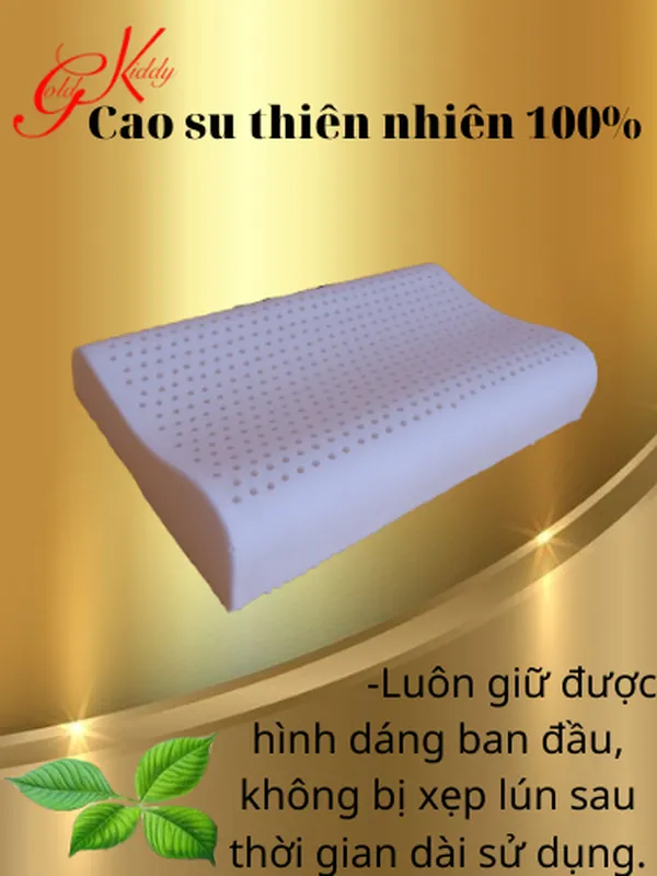 Gối cao su lượn sóng 30*50*7/9