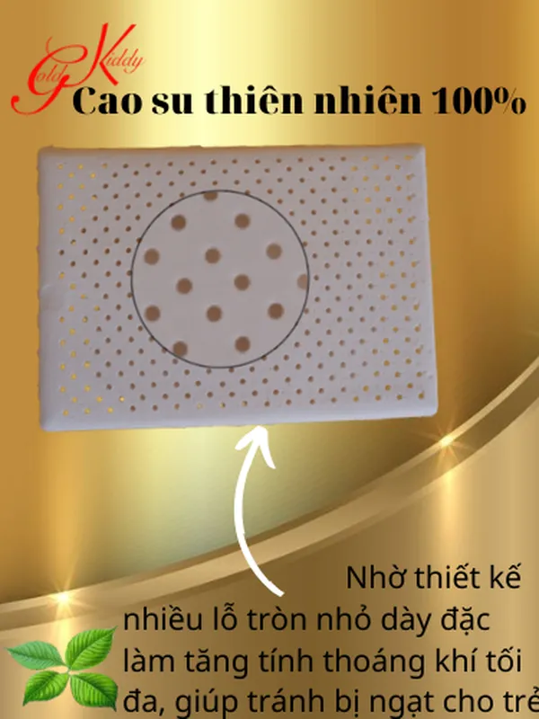 Gối cao su chống ngạt cho trẻ sơ sinh