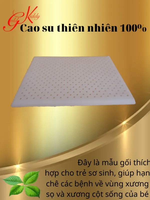 Gối cao su chống ngạt cho trẻ sơ sinh