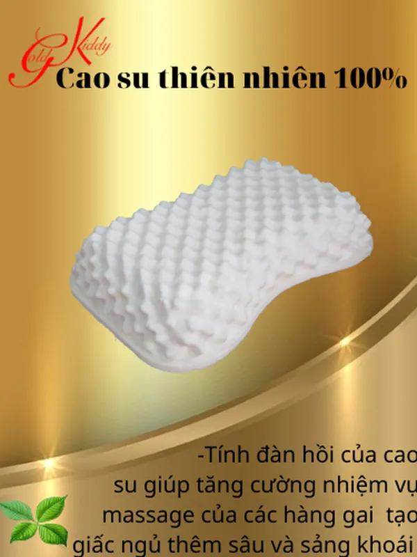 Gối cao su gai Massage hình nơ