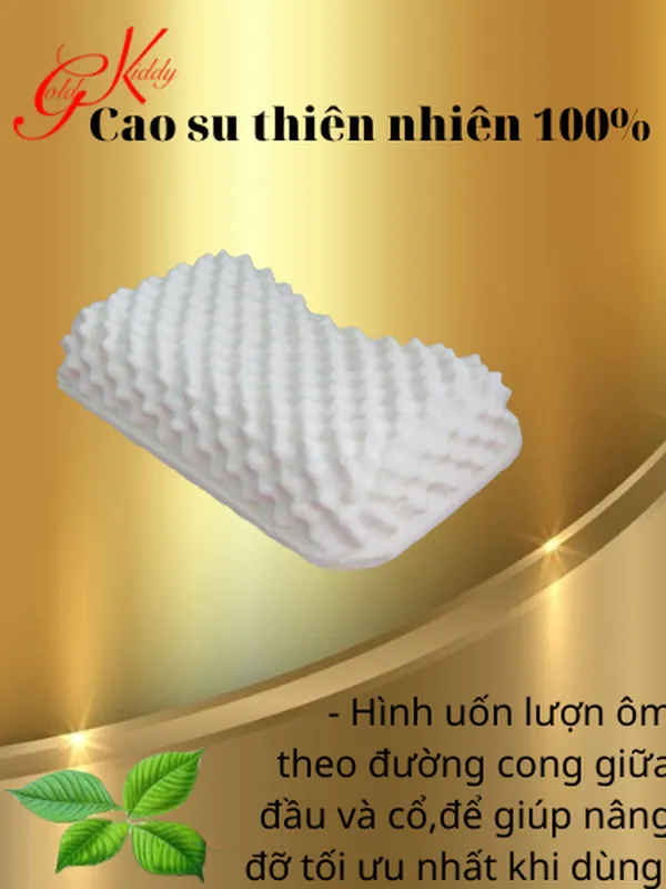 Gối cao su gai Massage hình nơ