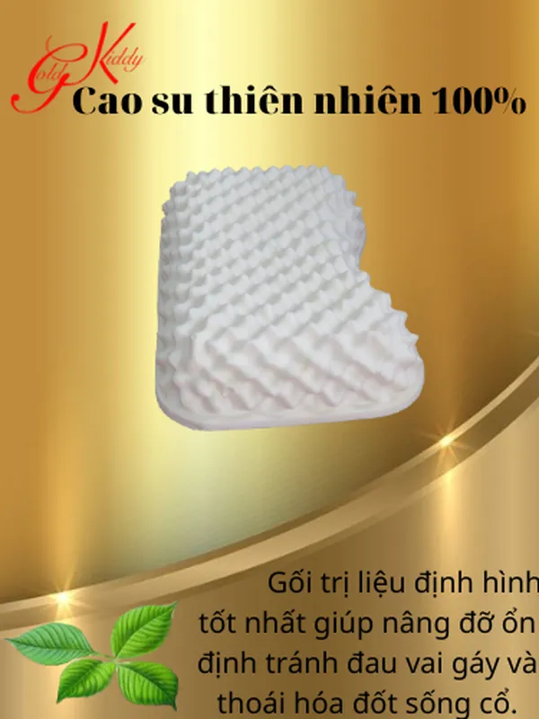 Gối cao su gai Massage hình nơ