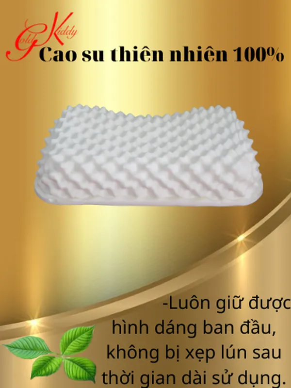 Gối cao su gai Massage hình nơ