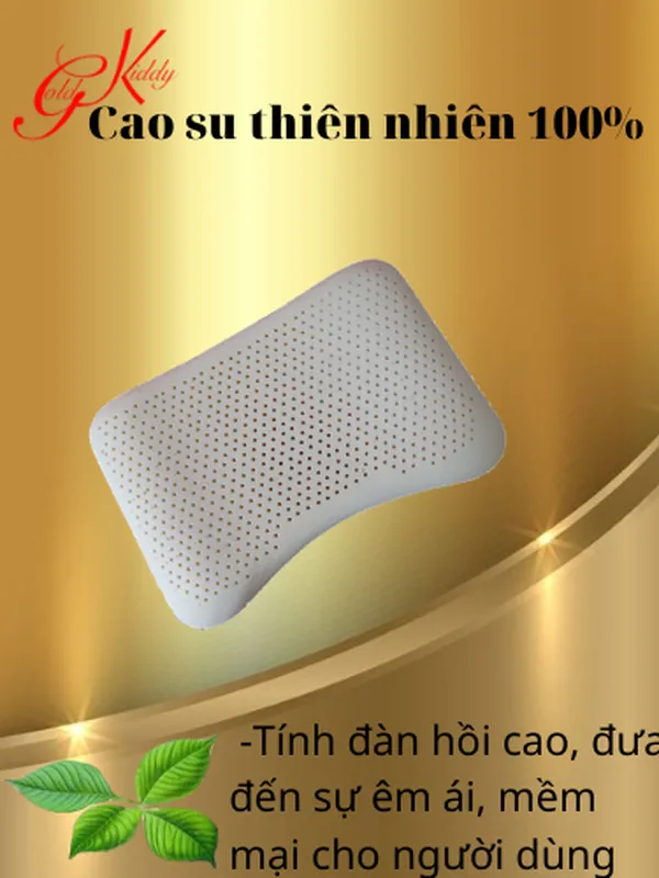 Gối cao su hình nơ 37*57*10/12 cm
