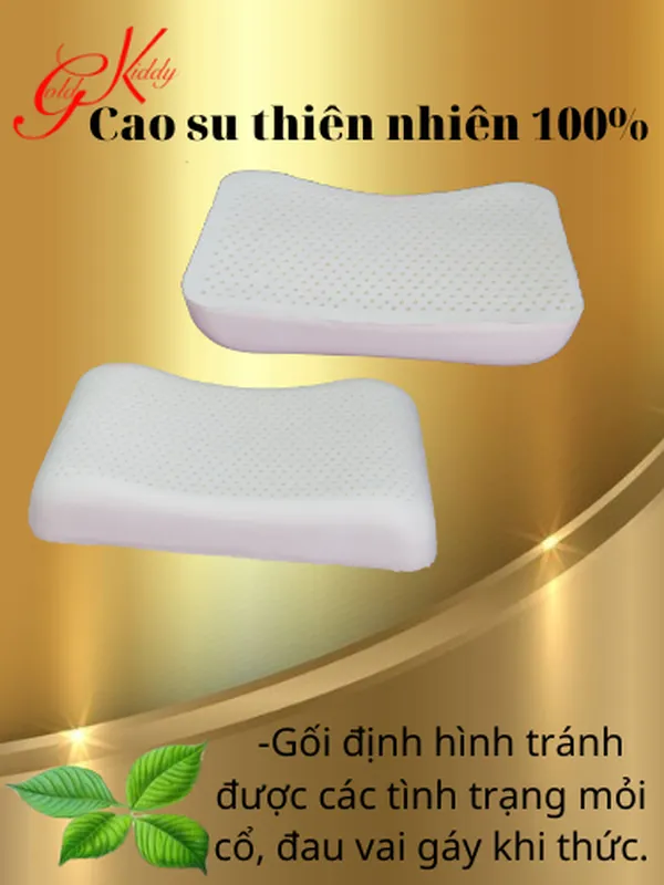 Gối cao su hình nơ 37*57*10/12 cm