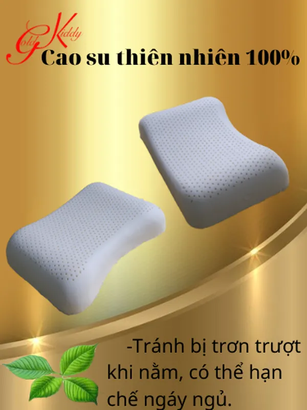 Gối cao su hình nơ 37*57*10/12 cm