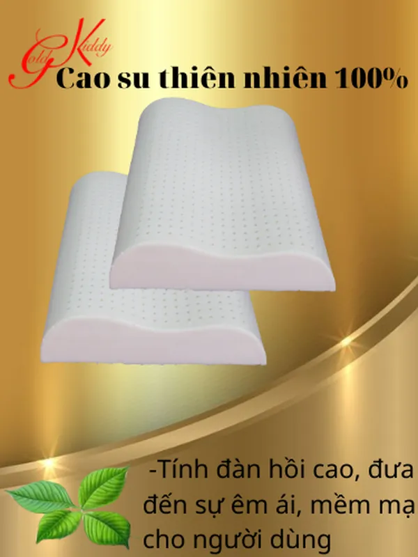 Gối cao su lượn sóng lớn 38*50*8/10 cm 