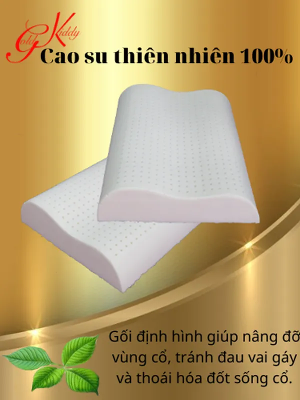 Gối cao su lượn sóng lớn 38*50*8/10 cm 